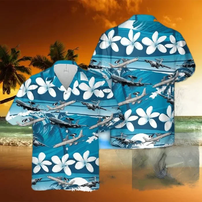 Boeing E 3 Sentry Hawaiian Shirts – Fanshubus – Fanshubus.com