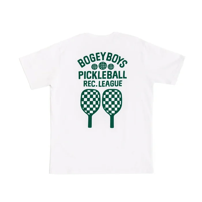 BOGEY BOYS PICKLEBALL TEE – WHITE