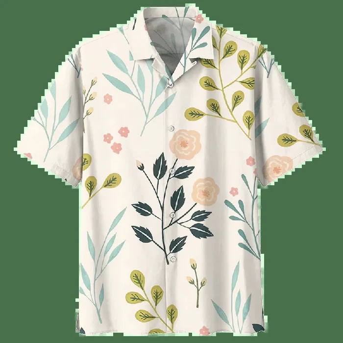 Botanical Hawaiian Shirt- For men and women – Fanshubus – Fanshubus.com