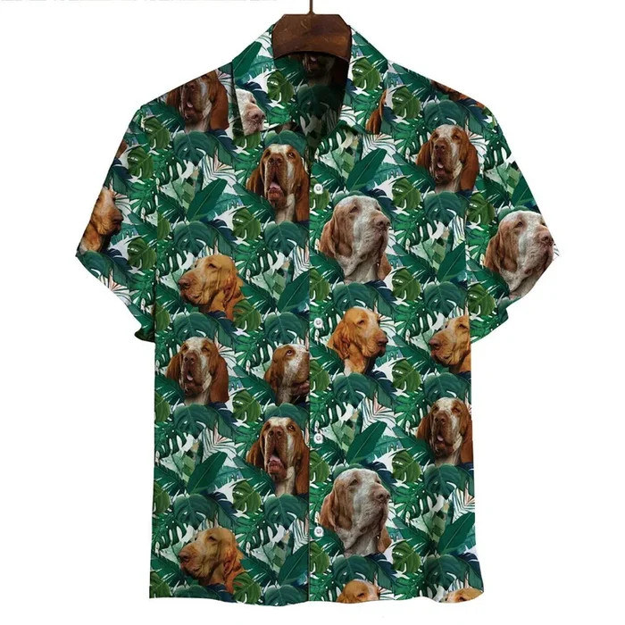 Bracco Italiano – Hawaiian Shirt- For men and women – Fanshubus – Fanshubus.com