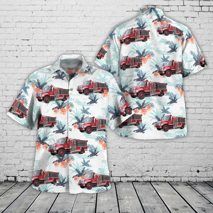 Bradford, New Hampshire, Bradford Fire Rescue Department Hawaiian Shirt – Fanshubus.com