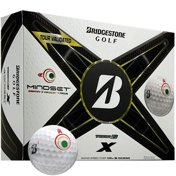 Bridgestone TOUR B X Golf Balls – MindSet – 12 Pack