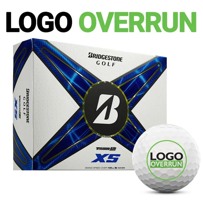 Bridgestone Tour B XS Golf Balls – LOGO OVERRUN