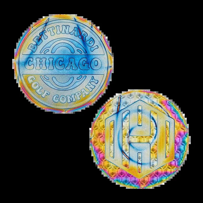 British Championship 2023 DASS Groovy Rainbow PVD Ball Marker