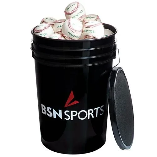 Bucket of 36 MacGregor Practice Baseballs