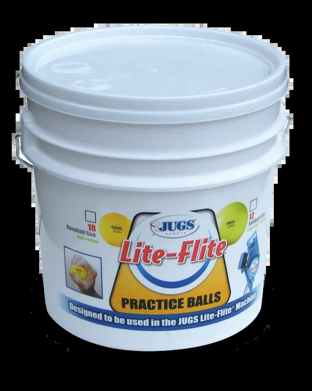 Bucket of Lite-Flite Baseballs or Softballs