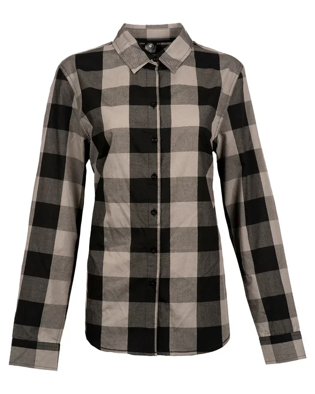 Burnside Ladies’ Buffalo Plaid Woven Shirt