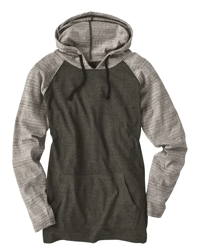 Burnside Men’s Yarn-Dyed Hooded Raglan T-Shirt