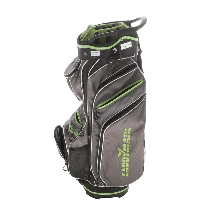Caddymatic Cart Bag – Black/Silver/Green