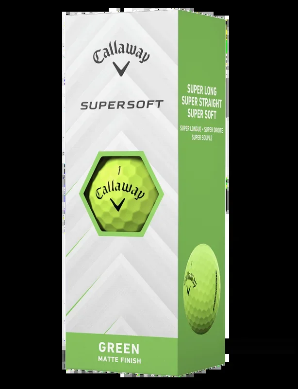 Callaway 2025 Supersoft Golf Balls – Green Sleeve