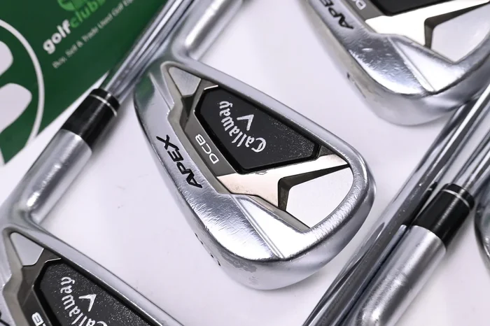 Callaway Apex DCB Irons / 5-PW+AW / Stiff Flex Elevate MPH 95 Shafts