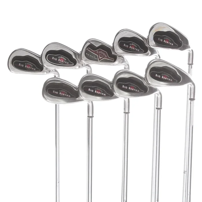 Callaway Big Bertha 2004 Steel Mens Right Hand Irons 3-10+PW Uniflex – Calaway Big Bertha