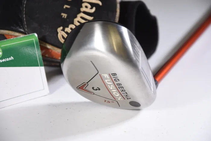 Callaway Big Bertha Fusion #3 Wood / 15 Degree / Stiff Flex Aldila NVS Orange 55