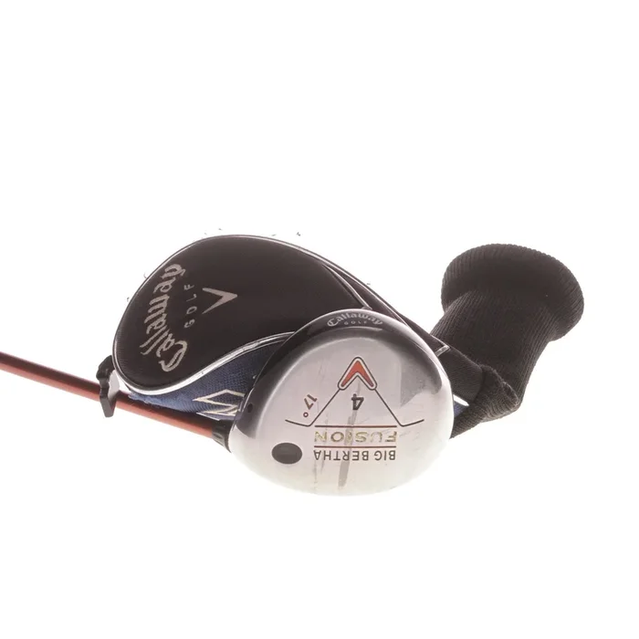 Callaway Big Bertha Fusion Graphite Mens Right Hand Fairway 4 Wood 17 Degree Stiff – Aldila Nvs 55g
