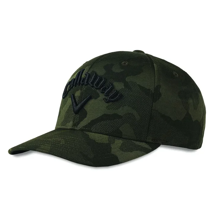 Callaway Camo Snapback Adjustable Cap – Green