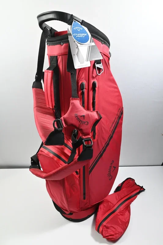 Callaway Chase Flextech Carry Stand Bag / 3-Way Divider / Red