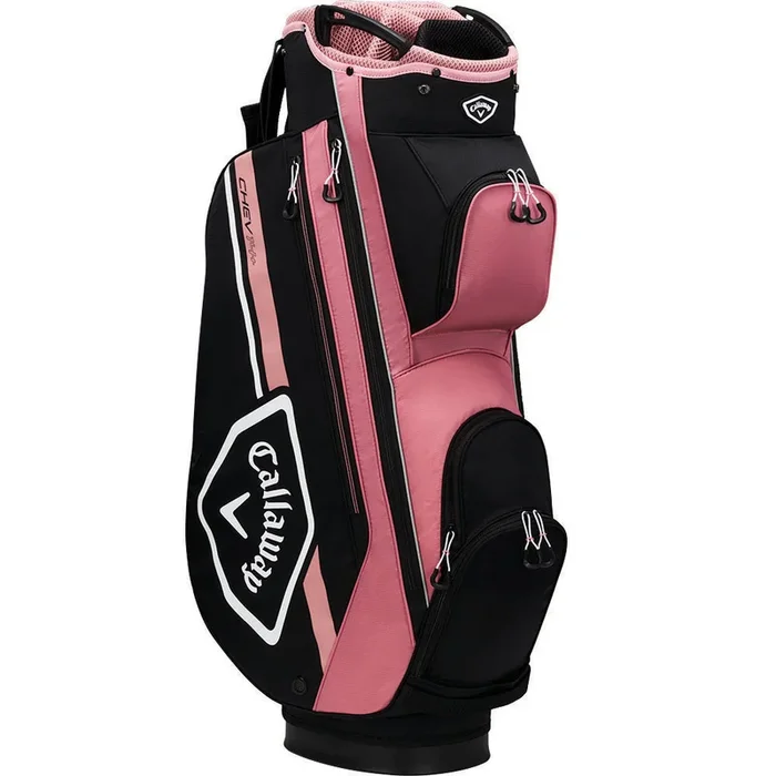Callaway Chev 14+ Cart Bag – Black/Rose
