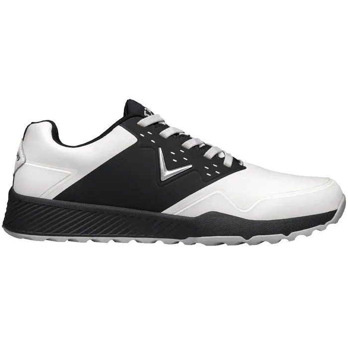Callaway Chev Ace Spikeless Shoes – White/Black