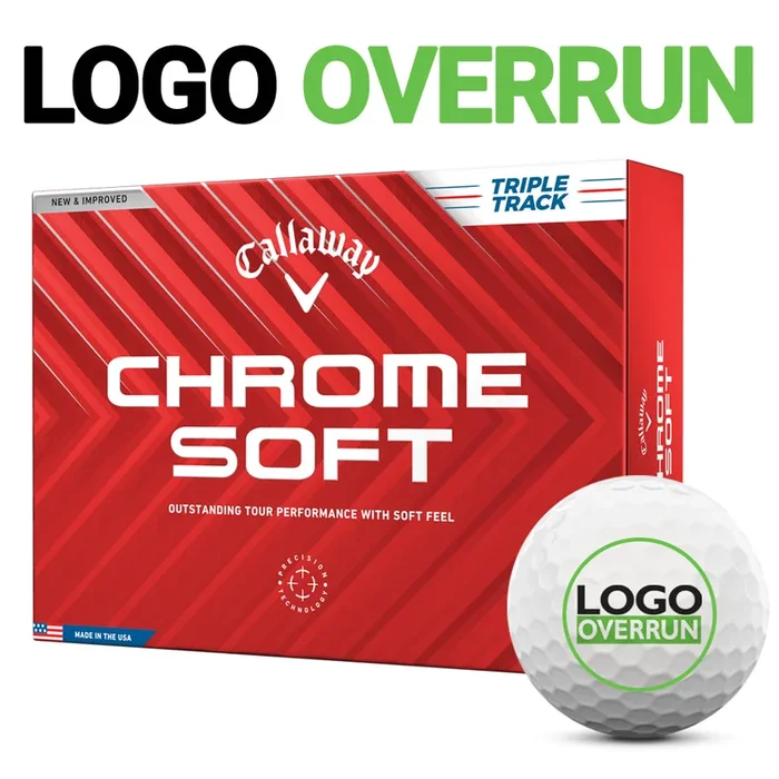 Callaway Chrome Soft Triple Track Golf Balls – LOGO OVERRUN