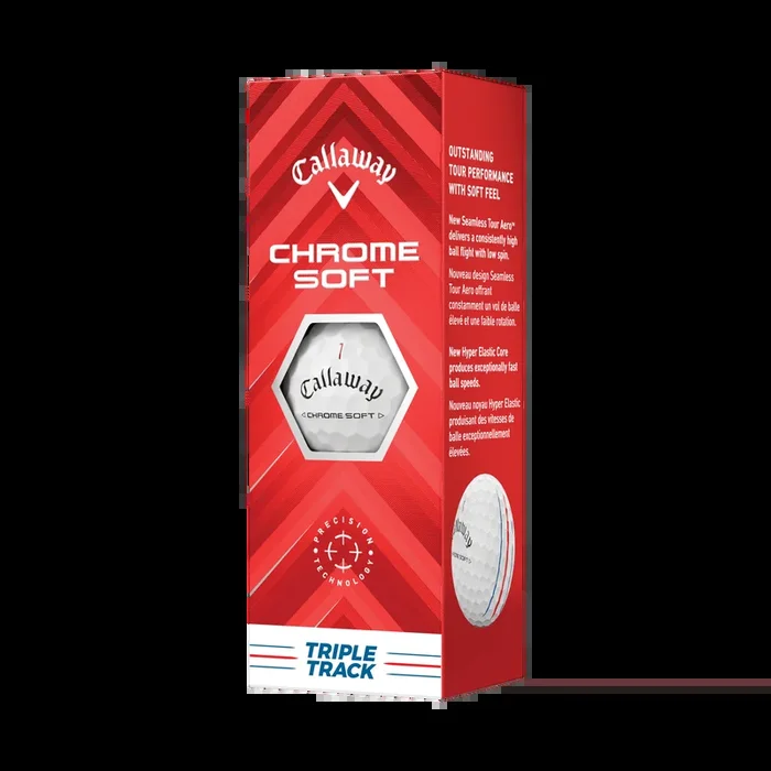 Callaway Chrome Soft Triple Track Golf Balls – Sleeve