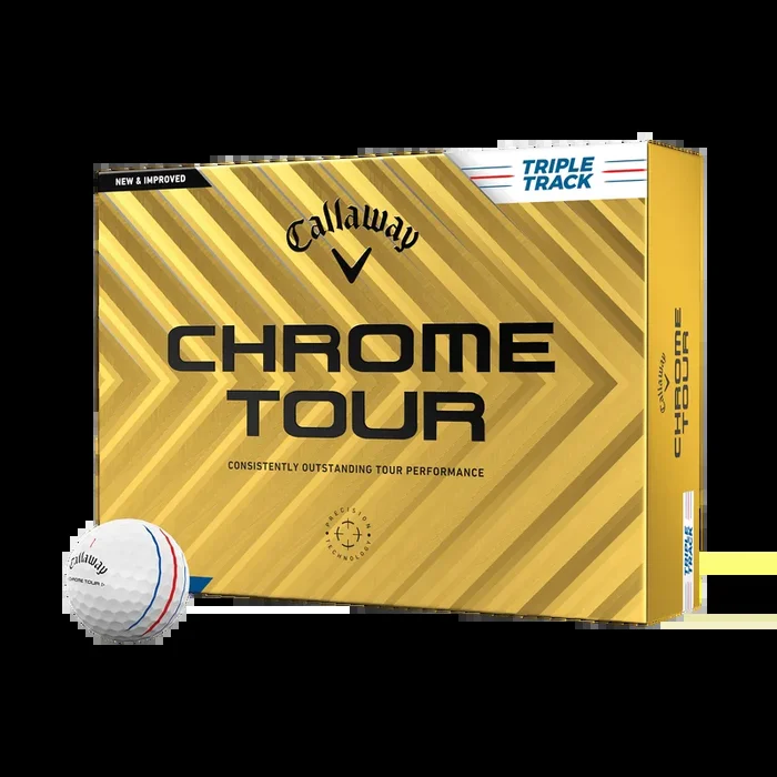 Callaway Chrome Tour Triple Track Golf Balls – Dozen