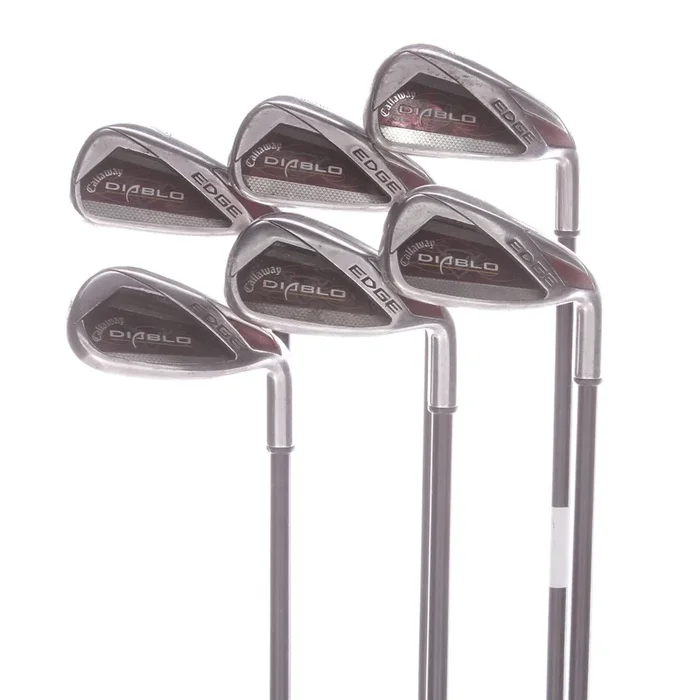 Callaway Diablo Edge Graphite Mens Right Hand Irons 4-SW Senior – Callaway 65 A