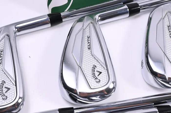Callaway Elyte Irons / 4-PW+AW / Stiff Flex Dynamic Gold Mid 100 S300 Shafts