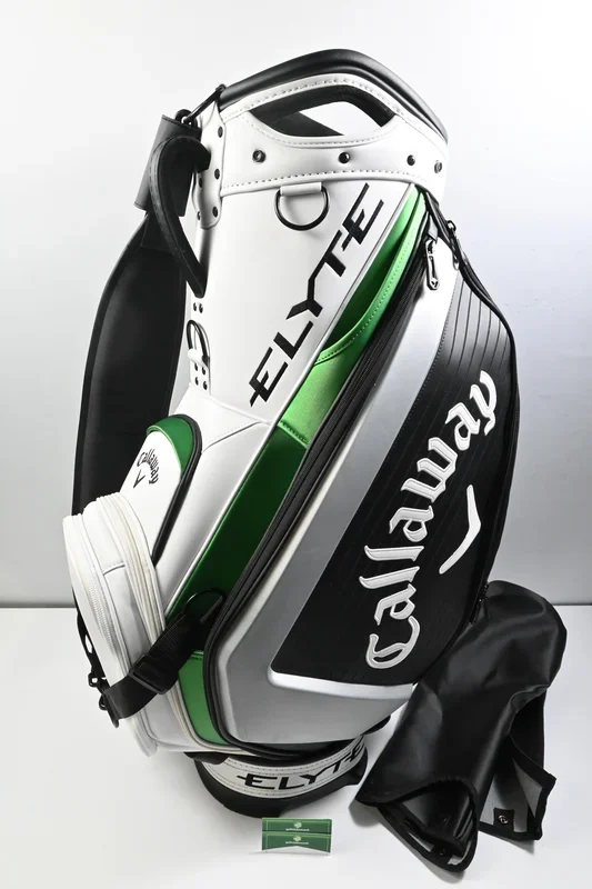Callaway Elyte Tour Bag / 6-Way Divider / Black, White, Silver & Green