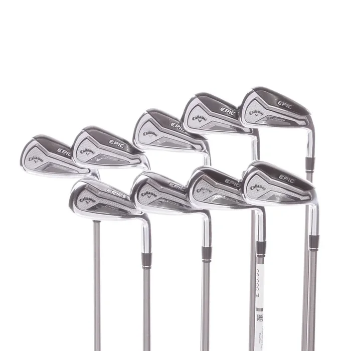 Callaway Epic E19 Graphite Men’s Right Hand Irons 5-SW+AW Regular Steelfiber fc80