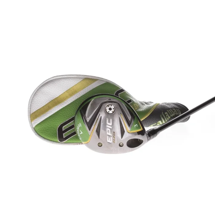 Callaway Epic Flash Graphite Mens Left Hand Fairway 3 Wood 15* Regular – Tensei AV 75 R