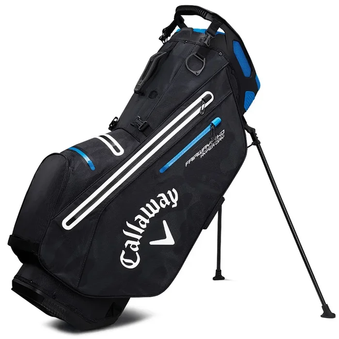 Callaway Fairway 14 Hyper Dry Waterproof Stand Bag – Black Camo/Royal
