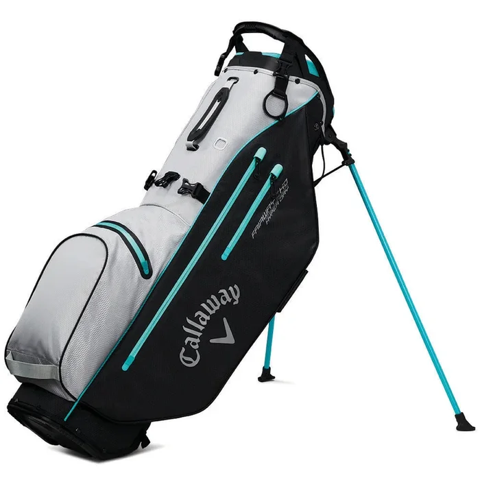 Callaway Fairway C Hyper Dry Waterproof Stand Bag – Silver/Black/Green
