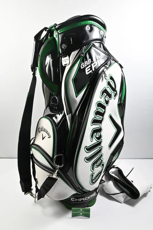 Callaway GBB Epic Tour Bag / 5-Way Divider / White, Black & Green