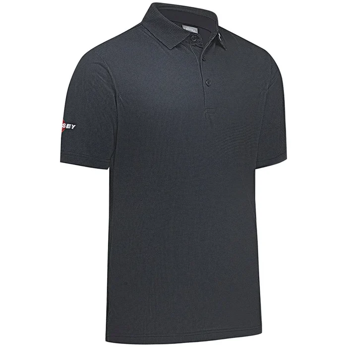 Callaway Gingham Print Polo Shirt – Caviar