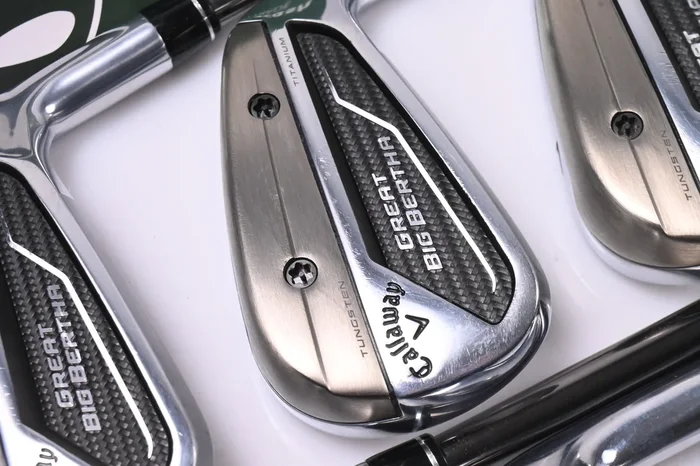 Callaway Great Big Bertha 2023 Irons / 5-PW+AW+SW / Senior Flex Helium Nanocore