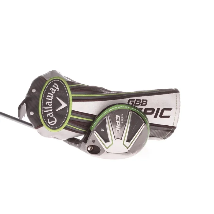 Callaway Great Big Bertha Epic Graphite Men’s Right Hand Fairway 3 Wood -1 3/4″ 15 Degree Stiff – Project X Hzrdus