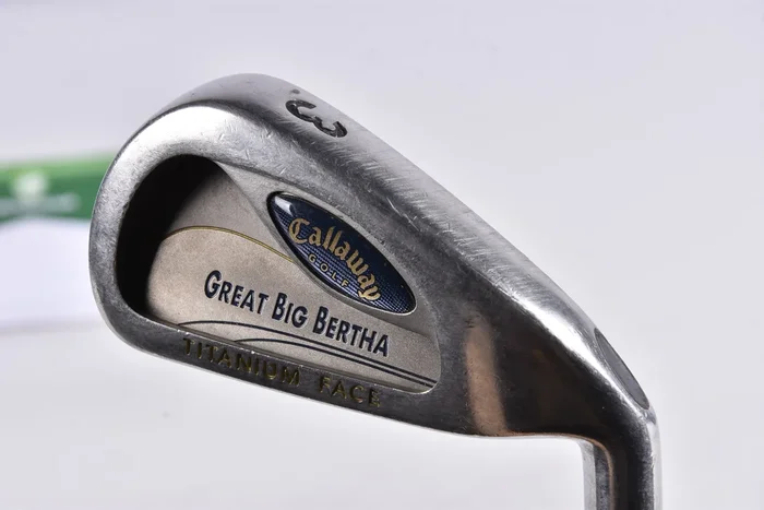 Callaway Great Big Bertha Titanium Face #3 Iron / 21 Degree / Stiff Flex N.S.PRO