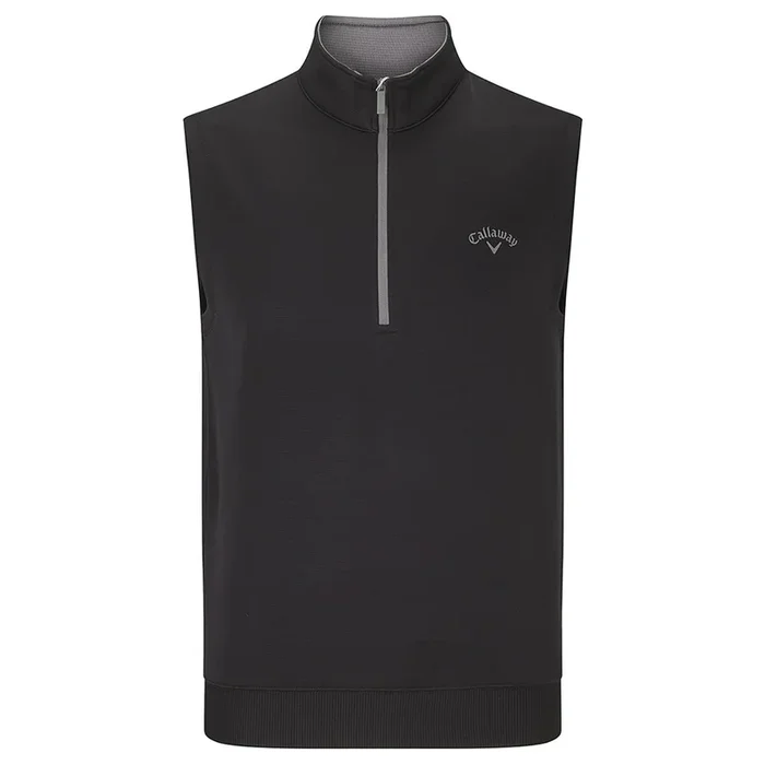 Callaway Heathered Water Repellent 1/4 Zip Golf Vest