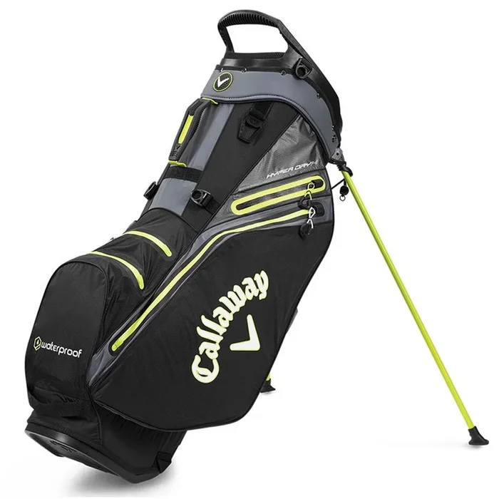 Callaway Hyper Dry 14 Stand Bag – Black/Charcoal/Yellow