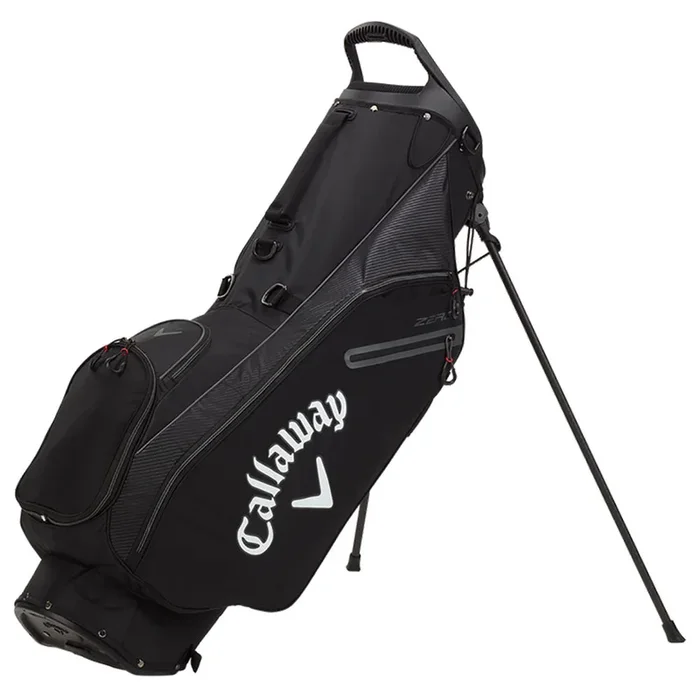 Callaway Hyper Lite Zero Double Strap Stand Bag – Black/White/Charcoal