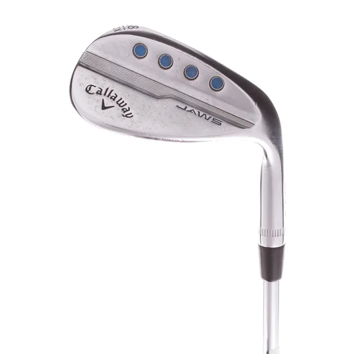 Callaway Jaws Chrome Steel Men’s Right Hand Lob Wedge 58 Degree 12 Bounce Wedge – Dynamic Gold S200