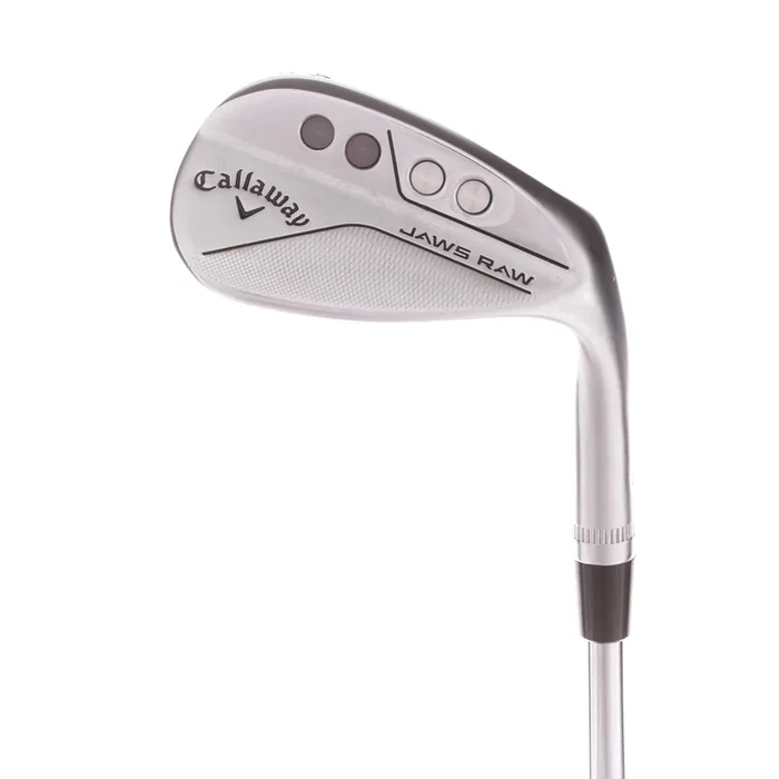 Callaway Jaws Raw Steel Men’s Right Sand Wedge 54 Degree 10 Bounce S Grind Wedge – True Temper Dynamic Gold Spinner