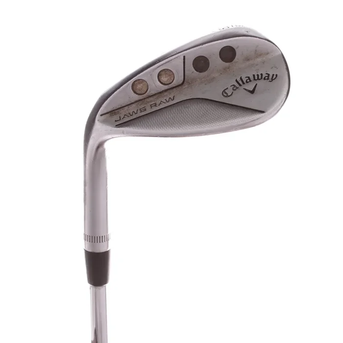 Callaway Jaws Raw Steel Mens Left Hand Lob Wedge 60 Degree 8 Bounce Z Grind Wedge – Dynamic Gold Spinner 115