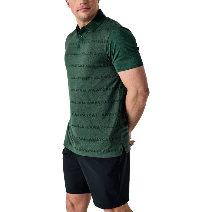 Callaway Legacy Collection Logo Golf Polo Dark Green – 25 Men