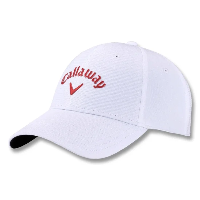 Callaway Liquid Metal Golf Cap White/Dusty Rose – 24 Women