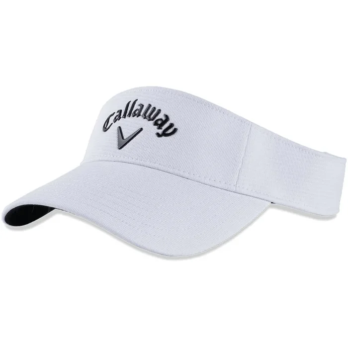Callaway Liquid Metal Visor Cap – White/Black