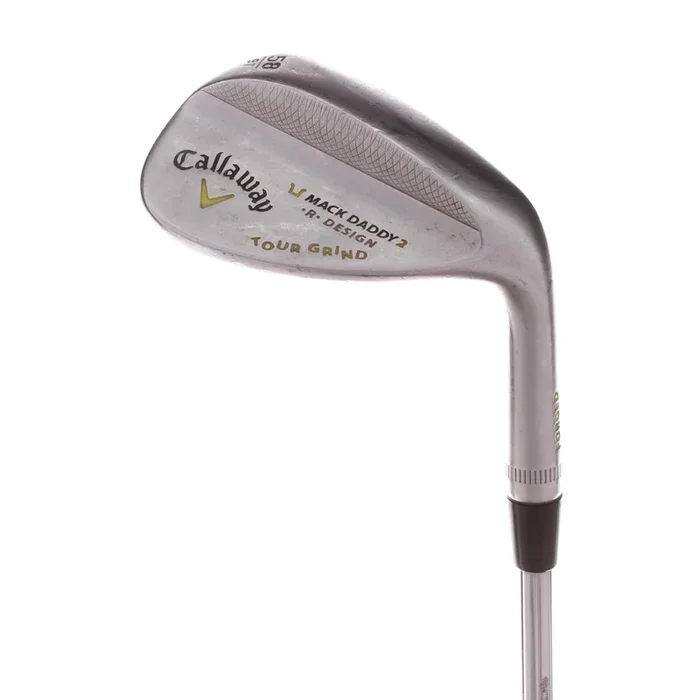 Callaway Mack Daddy 2 Steel Mens Right Hand Lob Wedge 58 Degree 9 Bounce Wedge – Dynamic Gold Wedge