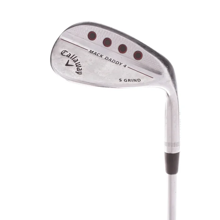 Callaway Mack Daddy 4 S Grind Steel Mens Right Hand Sand Wedge 54 Degree 10 Bounce Stiff – True Temper Dynamic Gold S200