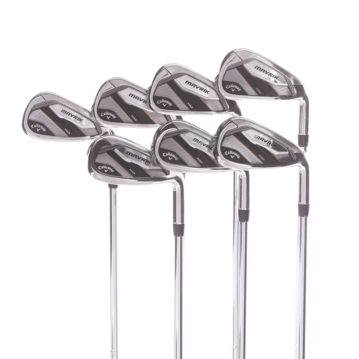 Callaway Mavrik Max Steel Men’s Right Irons 5-SW Stiff – True Temper Elevate 95 S