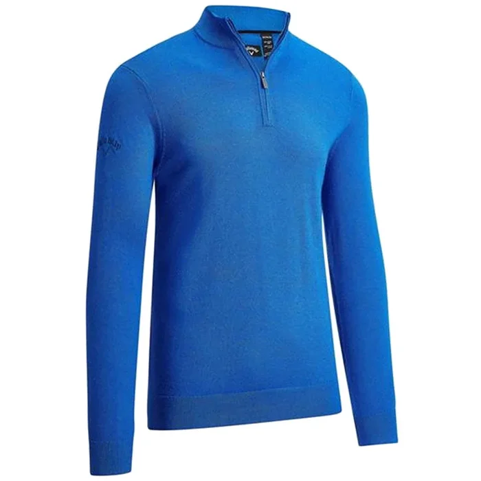 Callaway Merino Wool 1/4 Zip Pullover – Surfing Blue